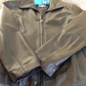 Leather jacket size M